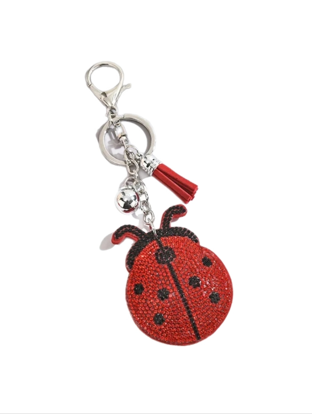 Ladybug Red Bag Charm Keychain NWT